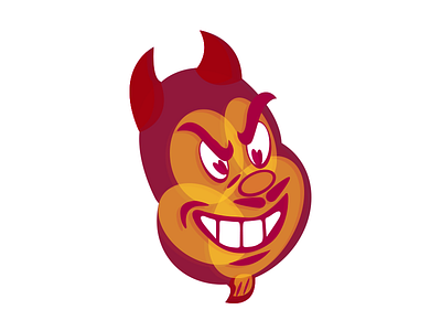 Arizona State University Sparky Rework arizona state arizona state university asu illustration mascot overlay sparky transparency