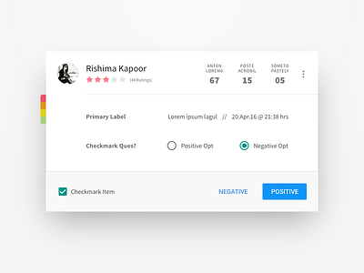 User Card - Light card desktop material material design tablet toppr user user card user info
