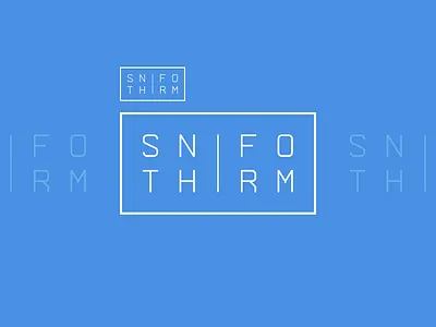 SNTH | FORM logo synthform wip