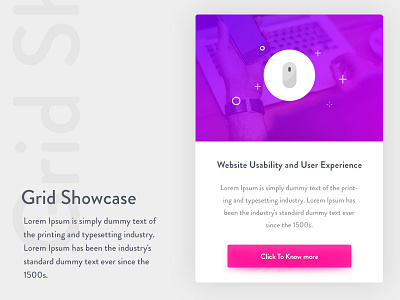 Tile cards flat flatui font grid material tile tiles ui ux violet webdesign