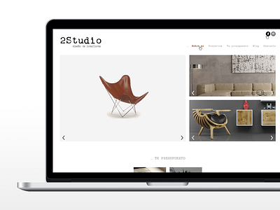 Homepage design disei ui ux