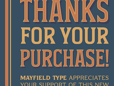 Thank you email chromatic font latin sale type design type specimen typeface