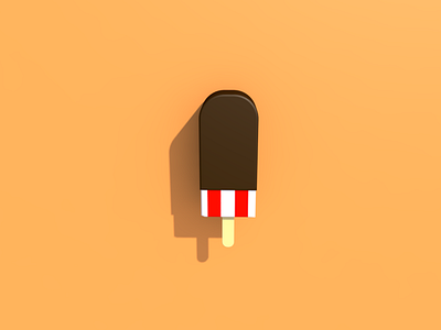 Perna de pau 3d modeling c4d colors ice cream summer