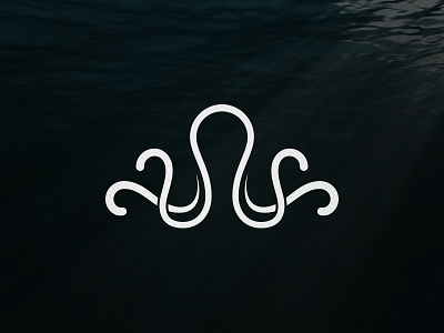 Octo Co. animal brand illustration logo mark minimal octopus squid