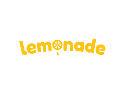 Lemonade typography vector