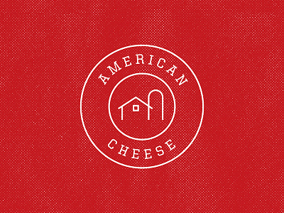 American Cheese barn cheese farm logo logo mark silo