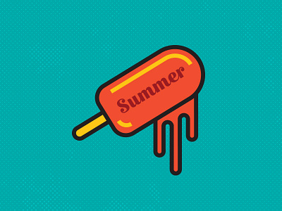 Summer drip popsicle summer