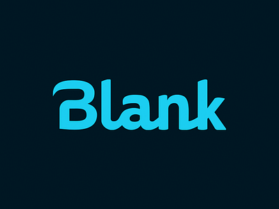 Blank app custom type design logotype simple typography