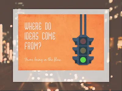 Any Idea? flow graphic green grunge idea illustration orange signal sketch