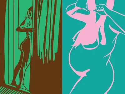 Nude Figure Studies (1) art figure study illustration nude vector