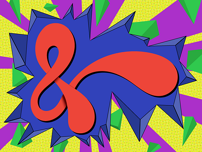 Break On Through To The Ampersand ampersand illustration shapes triangles