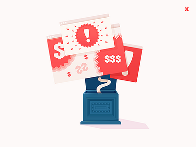 Pop-Up-Ad-in-the-Box ad advertisement box editorial exclamation jack in the box play pop up pop up ad surprise toy window