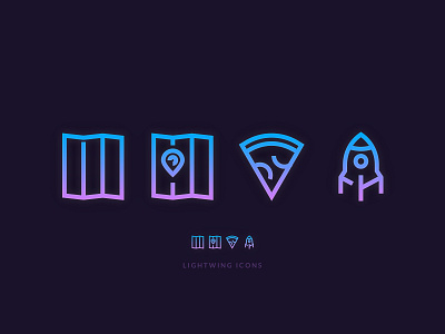 Lightwing Line Icons free icon icons iconset lightwing line set