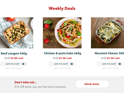 InstaShop - Landing page deals delivery fast landing shop