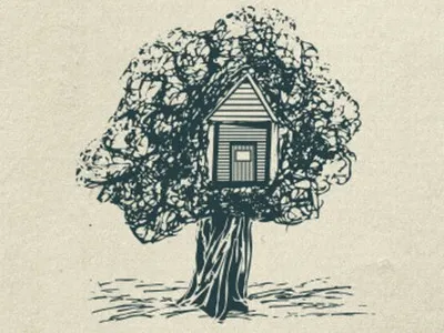 Tree engraving engraving effect gravure style illustration logo logo design old retro tree vintage wine