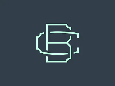 Monogram initials letters logo monogram