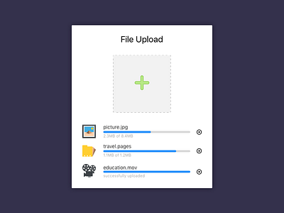 Daily UI #031 - File Upload dailyui