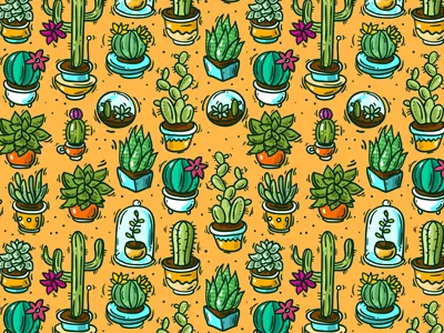 cactus cactus doodle illustration