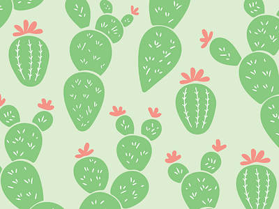 Cactus pattern cactus design graphic illustration pattern print surface design