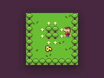 Pixel Adventure Game for #LowRezJam game html5 low rez jam phaser pixel art pixels rpg