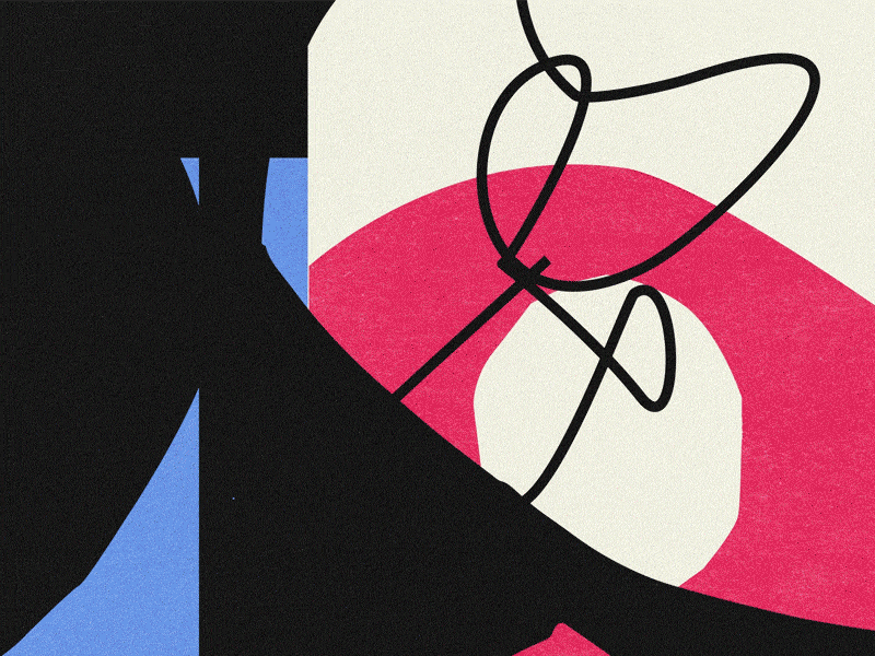 what abstract collage color fun gif paper shapes texture video