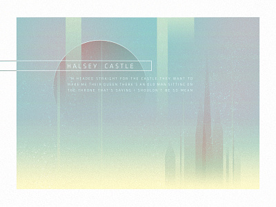 Halsey - Castle album castle cover gradients halsey mood texture