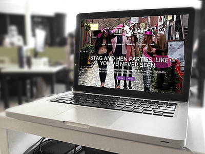 Bonnie Affair branding ecommerce hen party responsive stag wordpress