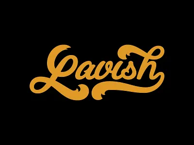 Lavish Lettering handlettering lettering type typography vodka