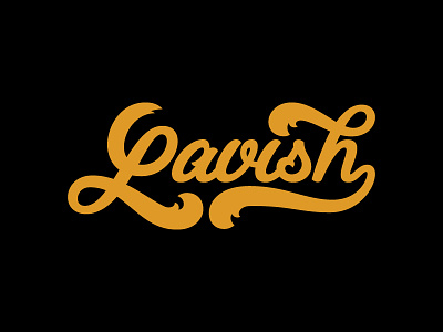 Lavish Lettering handlettering lettering type typography vodka