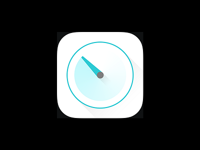 Timer green icon ios timer white