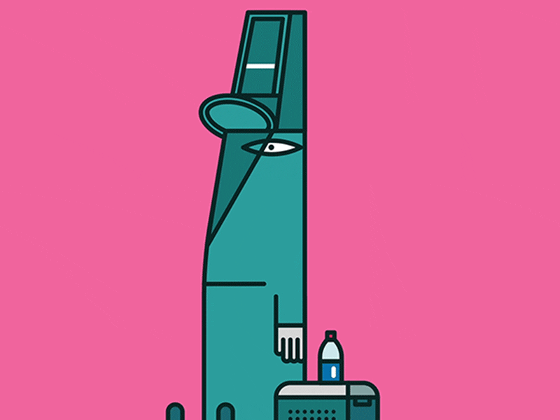 Bitexco Financial Tower animation behance bitexco bitexco financial tower gif helicopter ho chi minh city loop vietnam