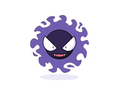 Gastly Pokémon gastly ghost hiko illustrations pokémon vector