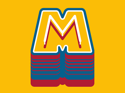 The Alphasigns · M · 13/36 36daysoftype alphabet davidsierra font letter lettering thealphasigns type typography