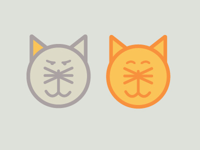 Betty + Ron Illustration cats icons illustration