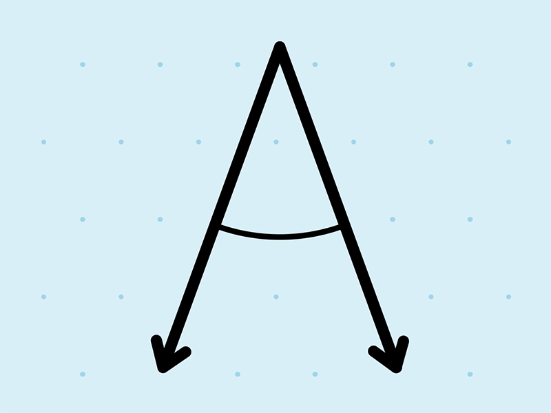 36 Days of Type - "A" animation 36 days of type after effects angle animation blue geometry kinetic type math type typography