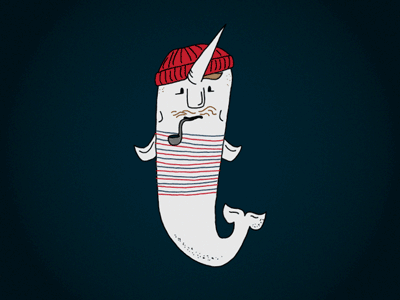 swear like a sailor drink like a fish after effects animation character motion design narwhal