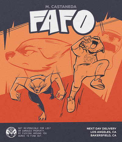 Fafo album cover art branding comic cover digital art dribbble flyer graphic design illustration poster