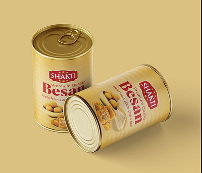 Besan Can Design baby food design besan bottle design besan can design besan container design besan packaging design can design flour packaging design maylar bag design packaging design product design