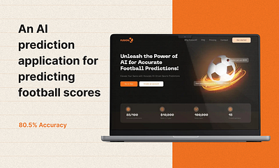 Fusion X landing page and application design graphic design illustration product design ui ux