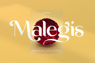 Malegis Display Font alternate branding display display serif elegant elegant serif ligatures logo magazine malegis display font modern serif opentype retro serif serif font typeface typography vintage wedding wordmark