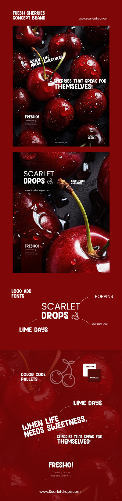 Concept Brand Design Concept Idea. 3d a app branding cherry design followers graphic design graphice instashot like logo post poster shot typography ux webdesign