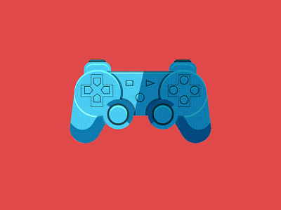 Classic PS Controller controller design game graphic design illustration illustration design playstation vector video