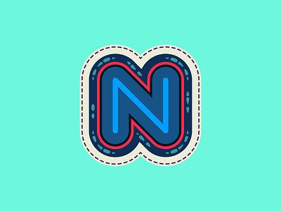 N — 36 Days Of Type 36 days n 36 days of type 3d alphabet bryn taylor colour letter n type typography