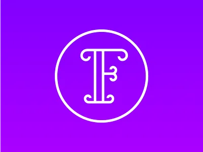 Franklin Mark branding bright colorful custom type line art mark monoline saturated web style