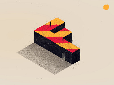 F 36 days of type f illustration isometric jose berrio lettering type typescape typography