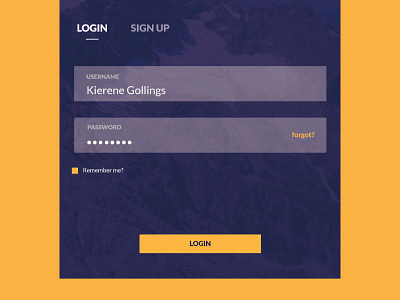 Login app application interface iphone log login mobile ui user ux