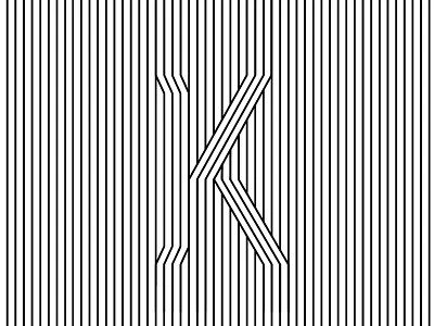 K is for OK 36daysoftype graphic design illustration letter lineart logo opart type typo typography vector