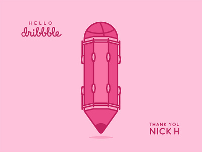 Hello Dribbble debut dribbble hello shot