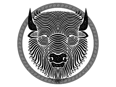 The Minotaur design greek myths illustration