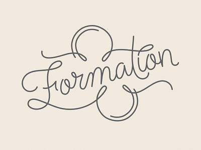 Formation beyonce coordination formation lettering lines type typography